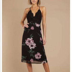 Like new midi cocktail dress with awesome pattern